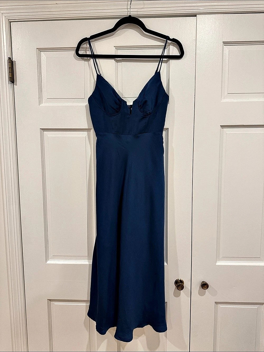 Here Comes the Sun Maxi Dress in Blue Size XS NWT